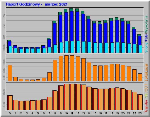 Raport Godzinowy -  marzec 2021